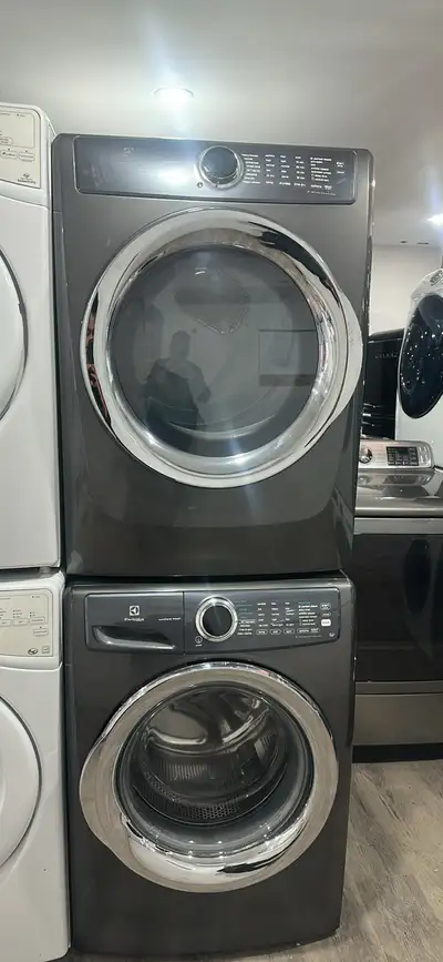 Electrolux 27" inch stackable washer dryer set, View more