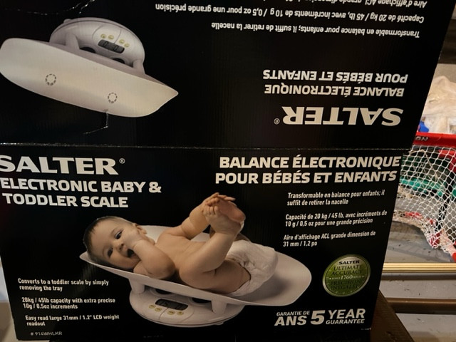 Salter Electronic Baby and Toddler Scale with Tray in Other in Ottawa - Image 3