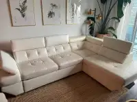 White Sofa - Sofa Bed