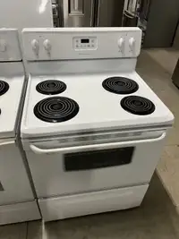  Frigidaire White coil top electric stove  