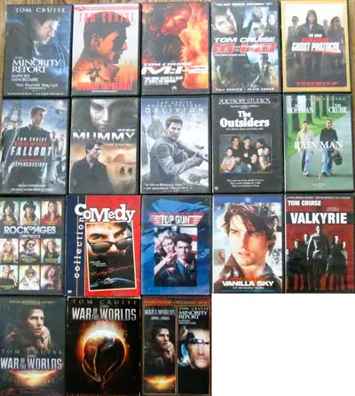 Boîte # 01 Tom Cruise # 02 DVD 1 - Rapport Minoritaire 2 - Mission Impossible 3 - M:I 2 Mission Impo...