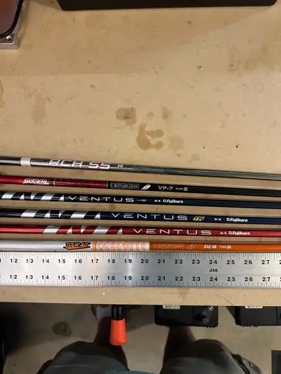 Premium shafts $$ Taylormade RH .335 adapters -Tour AD DI-6S 44.75” $sold$ -Ventus Red Velocore 6-S...