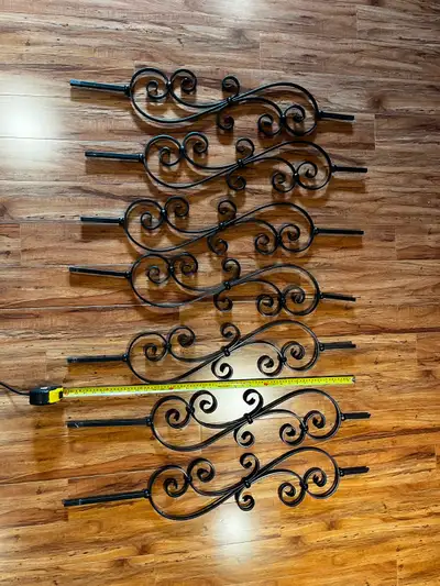 Accent spindles - cut straight and at 45 degrees as shown, View more
