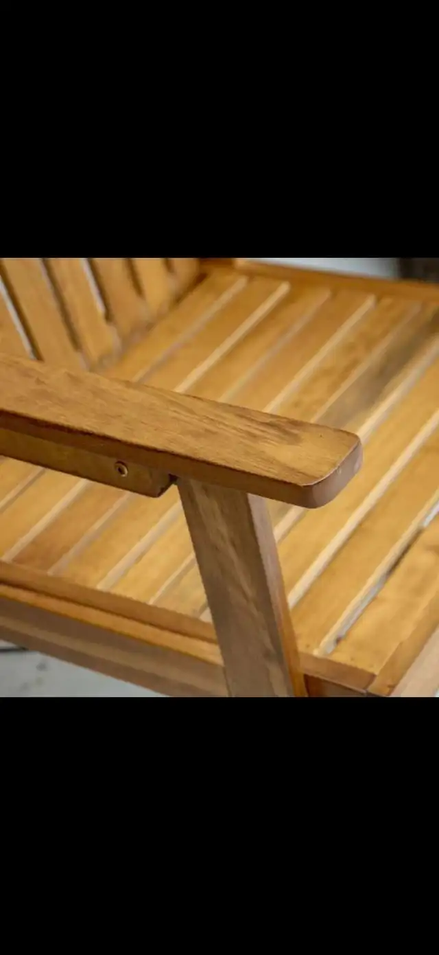 Wooden Rocking Chair, Fade-Resistant Patio Rocker Chair in Patio & Garden Furniture in Markham / York Region - Image 10