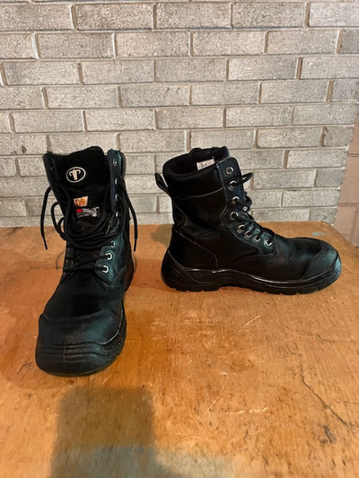 steel toe boots size 8 mens, 9 womens, View more