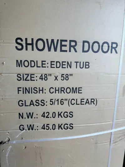 Eden Tub Shower Door, View more