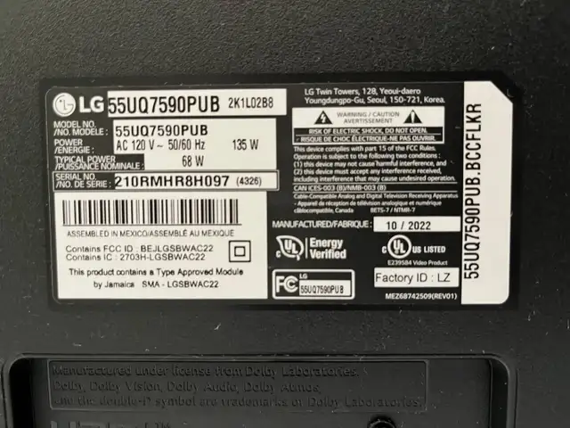 LG 55" 4K Smart TV (Like New) – Moving Sale! in Video & TV Accessories in City of Montréal - Image 9