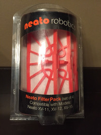 New - Neato robotics - filter pack (set of 4) replacements