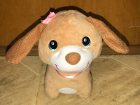 Plush V-Tech Care for Me Learning Carrier Puppy Dog 6 Inches