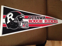 CFL Ottawa rough riders pennant