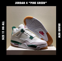 JORDAN 4 "PINE GREEN" (Size 9)