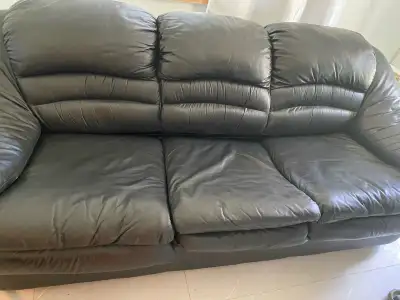 Leather couch, View more
