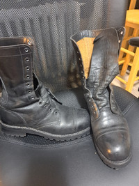 Canadian Army Garrision Boots - Size 11, Steel Toes