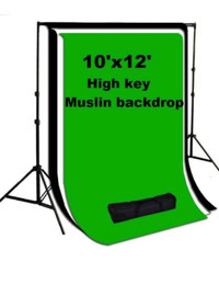 Photography Photoshoot Backdrop 8.5ft x 10ft Stand Full Kit