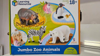 New Jumbo Zoo Animals nouveaux          (2 photos)