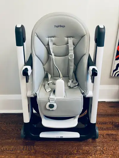 Peg Perego Siesta High Chair - grey fabric , View more