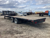 32’ flat deck trailer tandem 