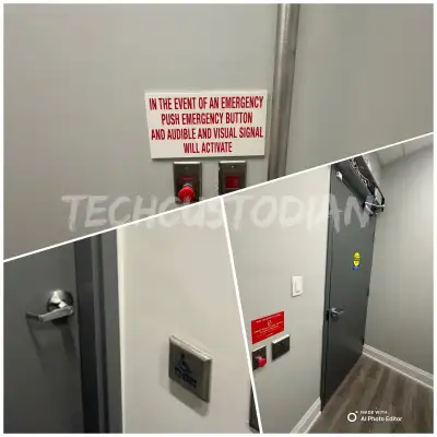 Handicap door operator , Universal washroom kit , Barrier free washroom , Accessible door ADO