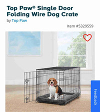 36” X 23” large dog crate /$60