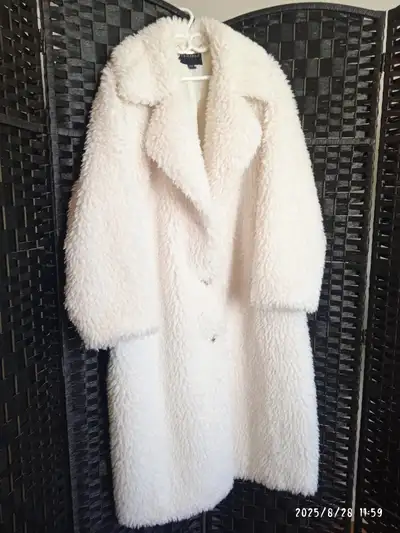 BERNARDO Modern Cloud Faux Fur Coat, View more