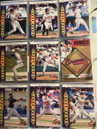 Lot of 141 1998 Pacific Online baseball cards