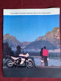 1989 Honda Transalp Original Ad