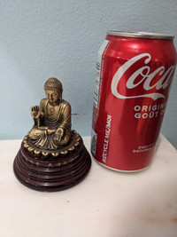 Small 3.5 inches tall Buddha statue figurine