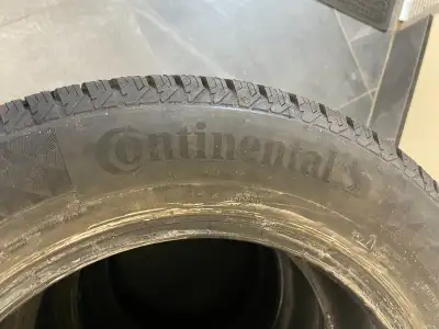 Selling a set of Continental VikingContact 7 winter tires, size 195/65 R15. Top-tier winter performa...