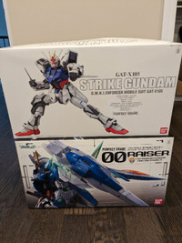 Perfect Grade 00 Raiser and Strike Gundam