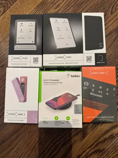Ledger Nano X, Flex, and Stax (Brand New Sealed), View more