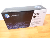 HP 53X HIGH YIELD BLACK ORIGINAL LASERJET INK Cartridge Q7553X