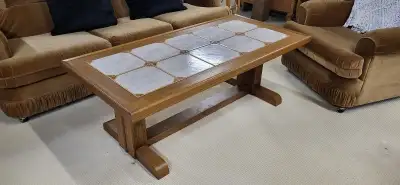 Vintage Coffee Table - Tile & Oak, View more