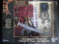 Pirates Of The Caribbean:JACK SPARROW Deluxe Pirate Costume Gear