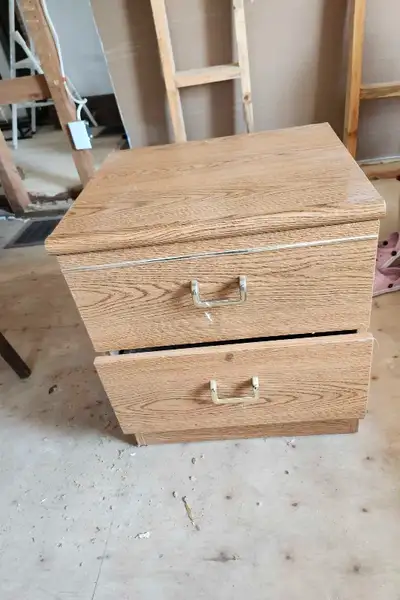 Bedside table- 2 drawers, View more