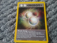 Pokemon Card, Neo Destiny, Miracle Energy, 1st edition holo