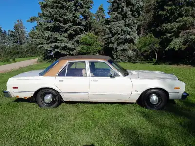 1979 Plymouth Volare. Leaning tower of power! The super 6, with 2 barrel carburetor. In very good co...