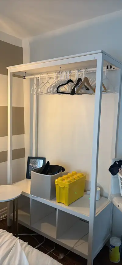 Hemnes open wardrobe, View more