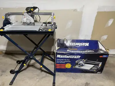 Mastercraft 7" SLIDING WET TILE SAW, View more