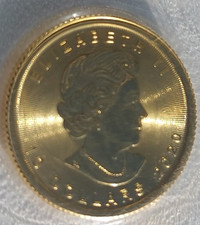 One Quarter oz Gold Maple Leaf - Royal Canadian Mint