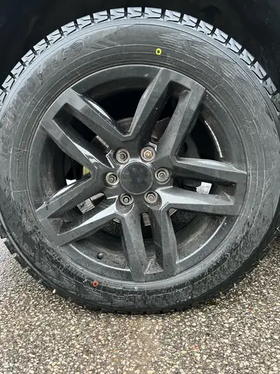 20” wheels off a 2012 avalanche. New. Black. Only 2500 k on them and tires. Tires. Yokohama ice guar...
