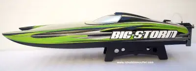 New BIG STORM RC Racing Boat RTR Joysway Brushless Electric Catamaran with 2 LIPO Batteries and Char...
