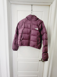 north face lila mauve small petit