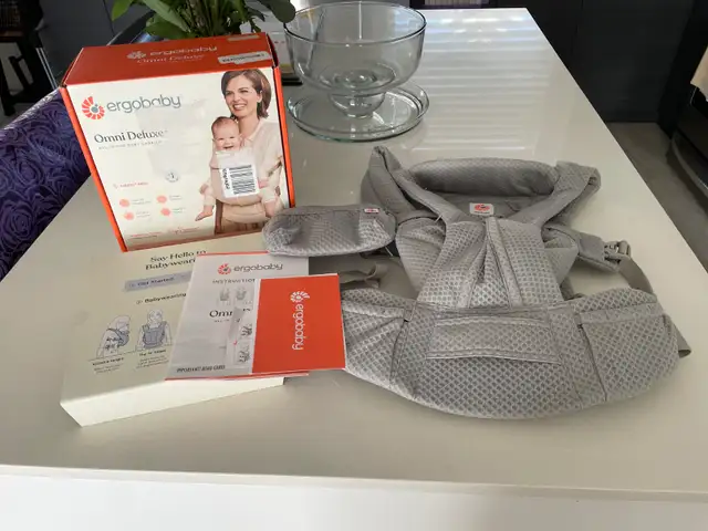 Ergobaby Omni Deluxe Baby Carrier- Pearl Grey Mesh- Brand New in Strollers, Carriers & Car Seats in London - Image 2