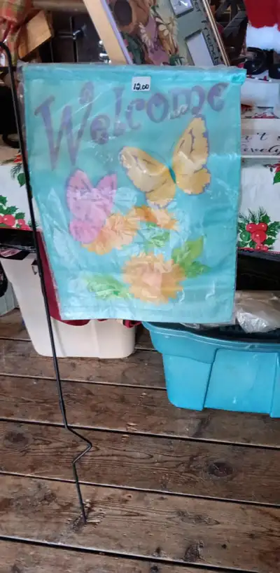 New Garden Flag With Hook, View more