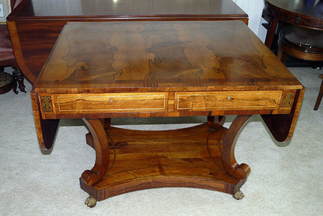 Antique Regency Period Rosewood Sofa Table - New Price in Other Tables in Kingston - Image 2
