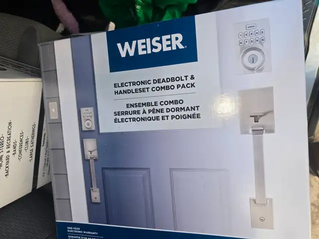 Weiser Electronic Door Lock and Handle Set557921960985907206