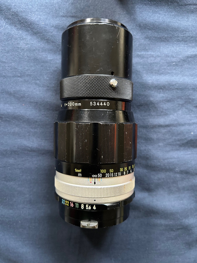 Nikon 200mm F4 Non Ai Lens in Cameras & Camcorders in City of Halifax