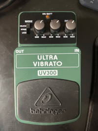 Behringer ultra vibrato Guitar pedal 