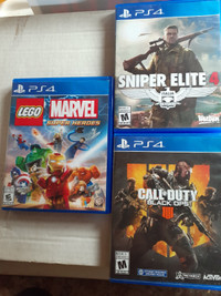 9  PS4 games for sale in summerside