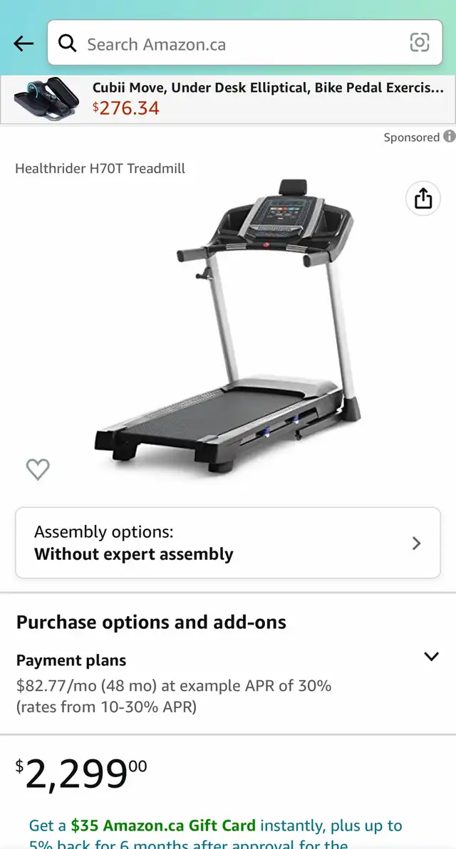 Healthrider H70T Treadmill in Exercise Equipment in Ottawa - Image 5